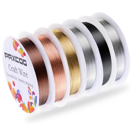 PAXCOO 6 Pack Jewelry Beading Wire by PAXCOO