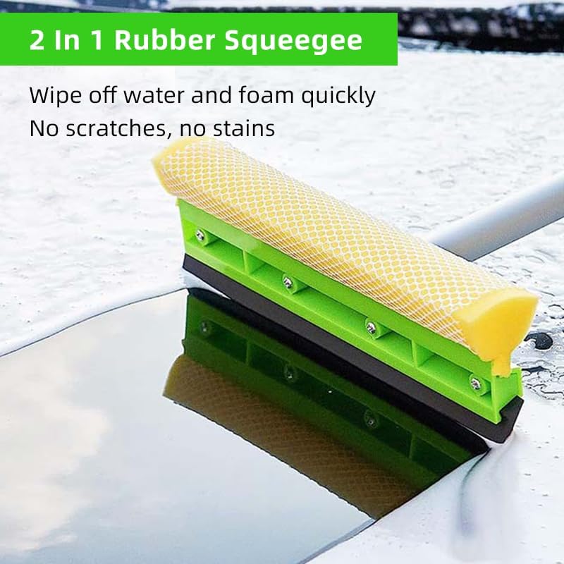 62" Car Wash Brush with Long Handle Chenille Microfiber Car Wash Mop Mitt - Image 5