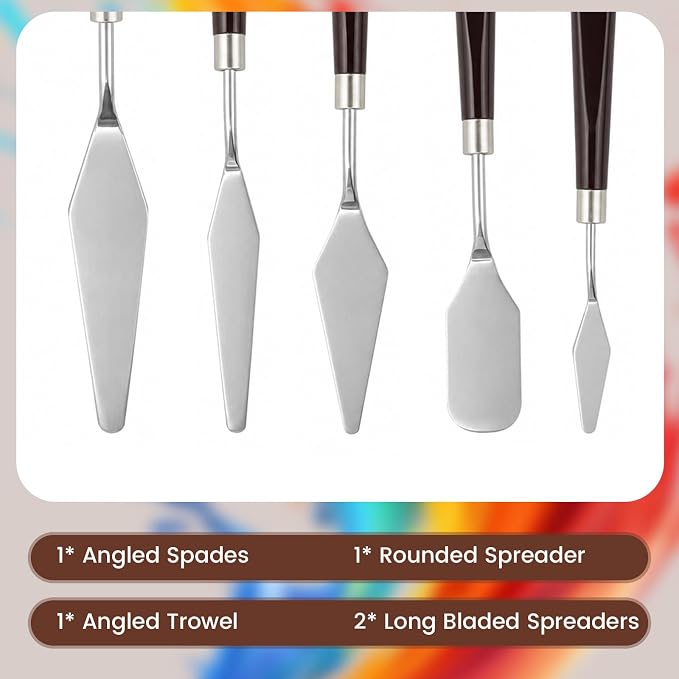 Rovella Painting Palette Knife set, Professional Paint Tool - Image 5
