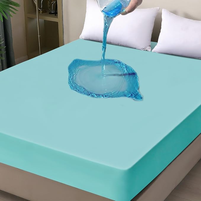 Twin Mattress Protector Waterproof, Fitted Sheet Style Breathable Mattress Cover - Image 8