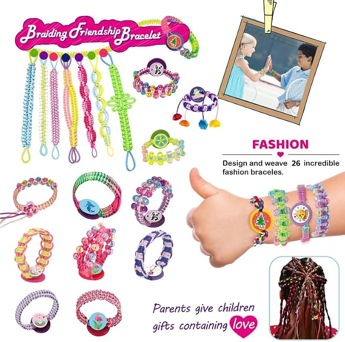 BOLVISEP 2-in-1 Friendship Bracelet Making Kit - Image 6