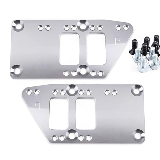 2Pack 6061 T651 Aluminum Sheet Metal 6 x 12 x 1/4 (6MM) Inch Flat Plain Aluminum Plate Covered with Protective Film, Heat Treatable Rectangle Aluminum Metal Plate for Crafting, Industrial