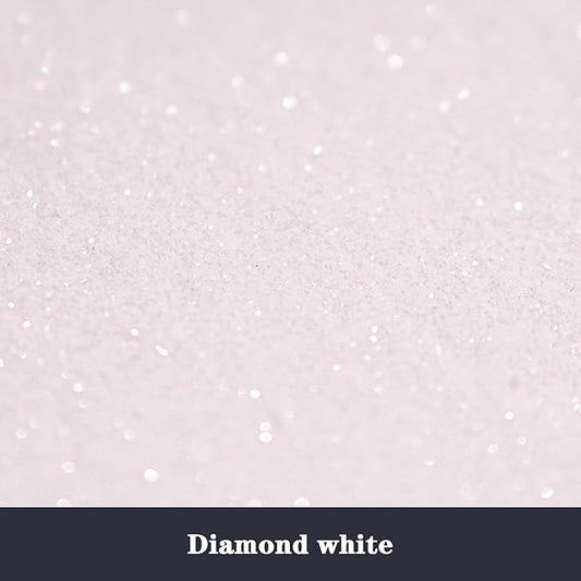 High Capacity 260g Shaker Bottle Package Metalic Fine Glitter,ANGXILIN Glitter for Tumbler Jewelry Making,Epoxy Resin DIY Craft,Face Body Nail Art Fine Glitter (Diamond White)