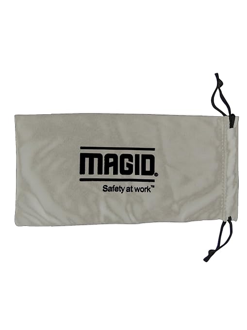 MAGID Y50 Safety Glasses for Construction | White Frame — 48-Pack, ANSI Z87.1+ - Image 2