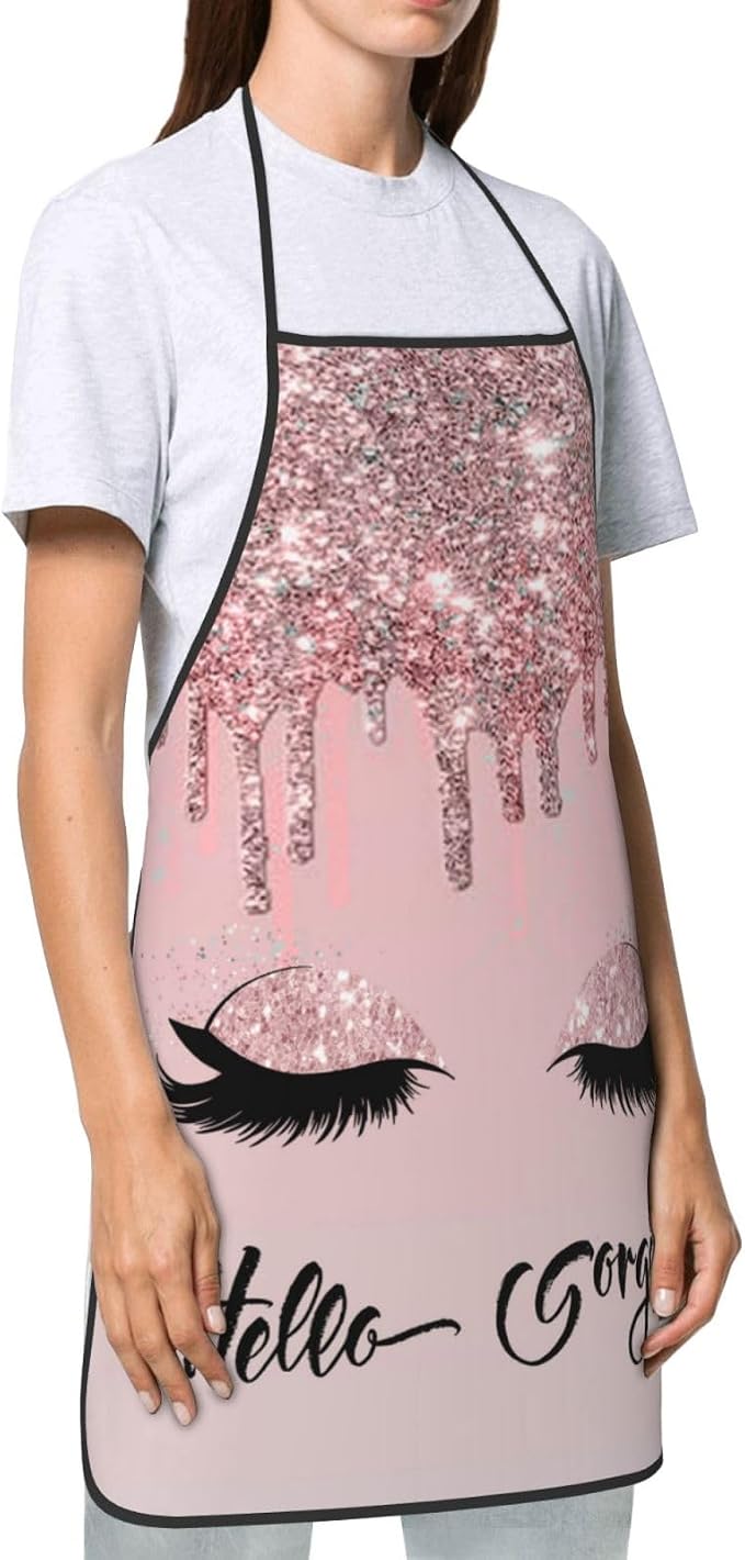Apron Cooking Chef Work Shop Women Men Baking Decorations Painting Bbq Grilling - Image 4