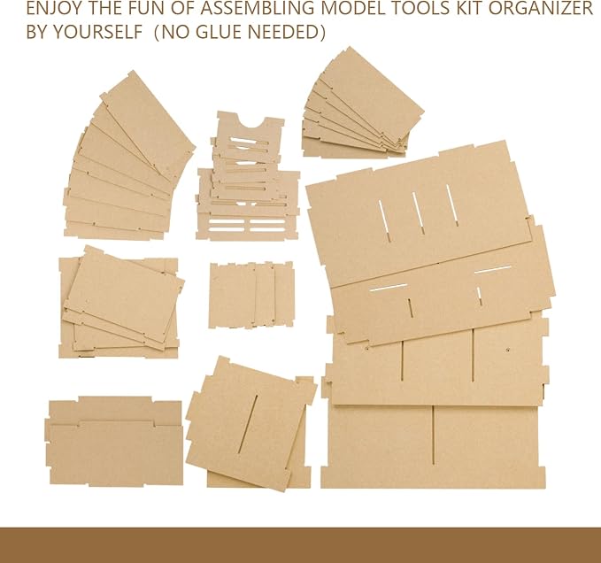 Plastic Model Kit Tool Storage Rack, Drawer Hobby Modeling Tool and Parts - Image 9