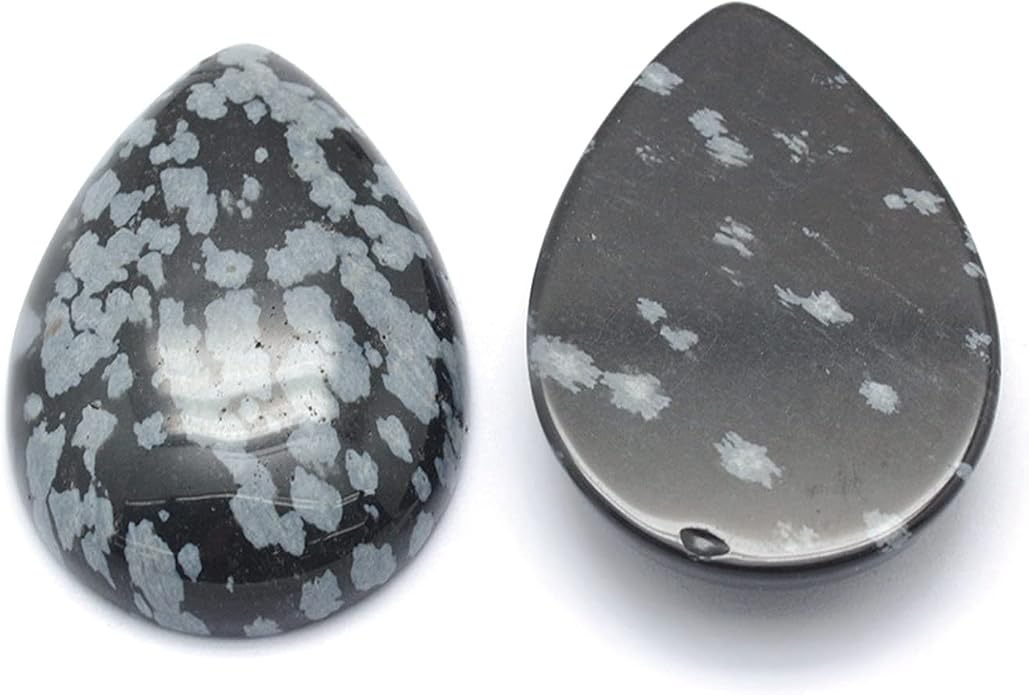 Fashewelry Natural Teardrop Flat Back Cabochons Beads - Image 2