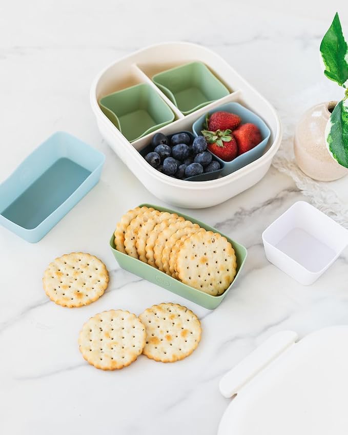 The Silicone Kitchen Reusable Silicone Bento Baking Cup, BPA Free, Dishwasher - Image 2