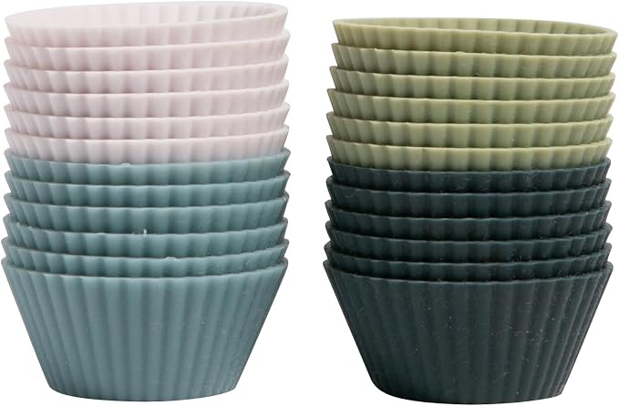 The Silicone Kitchen Reusable Mini Silicone Baking Cup, BPA Free, Dishwasher - Image 3