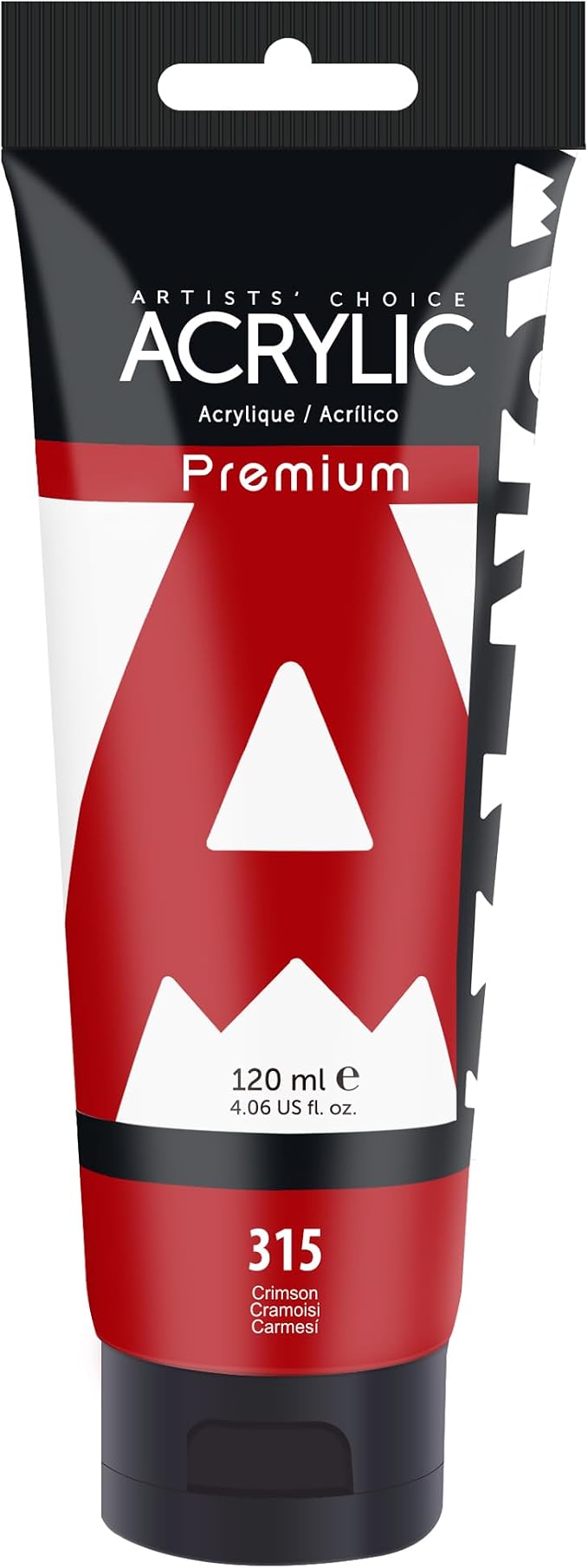 AUREUO Crimson Acrylic Paint, 4 Fl Oz / 120ml Single Tube, Christmas Red Rich by AUREUO