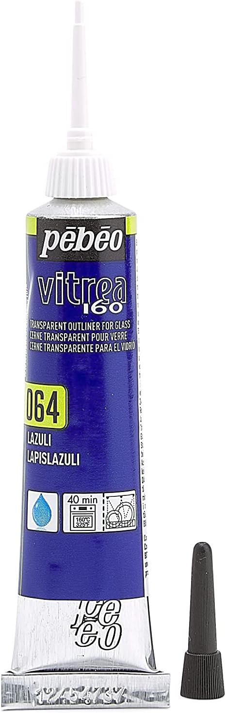 Pebeo Vitrea 160, Glass Paint Outliner, 20 ml Tube - Image 11