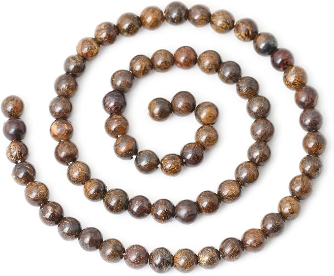 60PCS 6mm Natural Bronzite Gemstone Round Loose Beads - Image 2