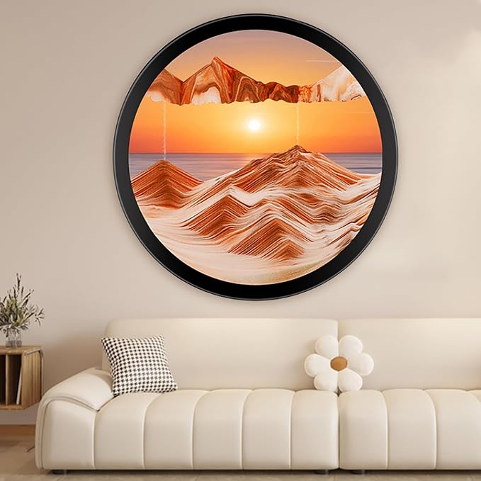 PROEATS Moving Sand Art, Wall Art Deep Sea Sandscape Room Decoration, by PROEATS