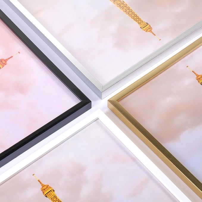 upsimples 5x7 Picture Frame Set of 3, Made of High Definition Glass - Image 6