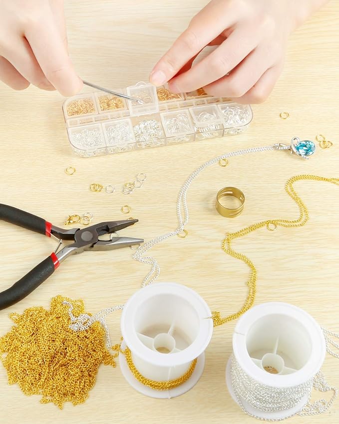 PP OPOUNT 65 Feet Jewelry Chains Necklace Chains 2 mm Jewelry Making Chains - Image 6