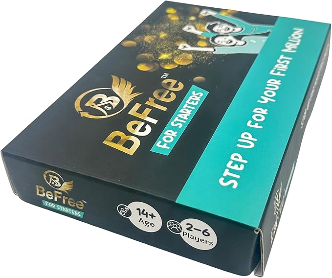 BeFree for Starters – Financial Literacy Card Game | Learn to Earn Money, Invest & Manage Cash Flow | Educational Family Strategy Game for Teens & Adults