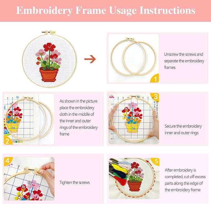 Zhenqing 4-Piece Cross Stitch Kit - Image 7