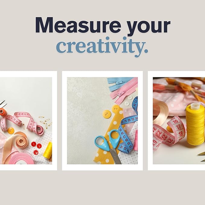 10 Colors Serger Sewing Thread and Tape Measure - 10 Cones Threads of 500 Yards Each Spool | Sewing Clips Quilting Materials Heavy-Duty Sewing Machine Threads and Tape Measure | Lace,Ribbon Yarn