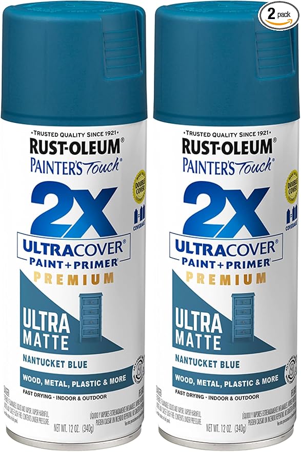 Rust-Oleum 331188 Painter's Touch 2X Ultra Cover Spray Paint, 12 oz, Ultra by Rust-Oleum