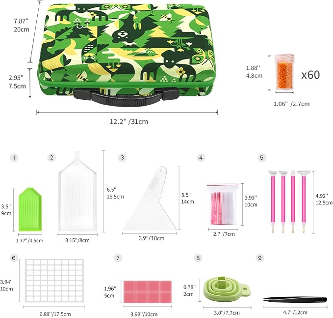 ARTDOT 60 Slots Storage Container - Image 5