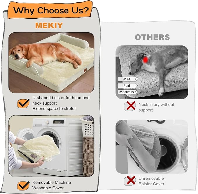 Extra Large Dog Bed-Orthopedic Waterproof XL Dog Bed - Image 4