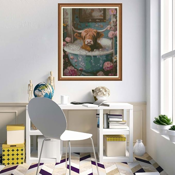 MYBISYMQQ Highland Cow Cross Stitch Kits - Image 6