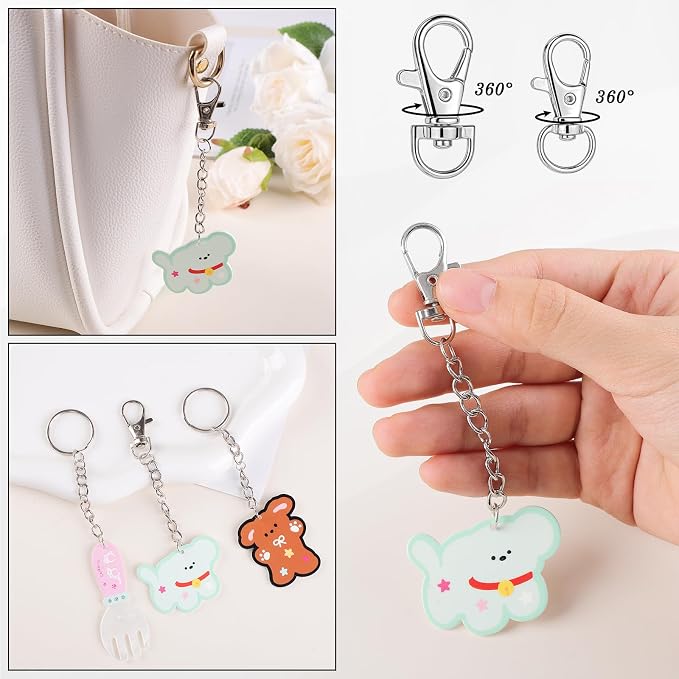 BESARME 1130PCS Keychain Making Kit Jump Rings - Image 7