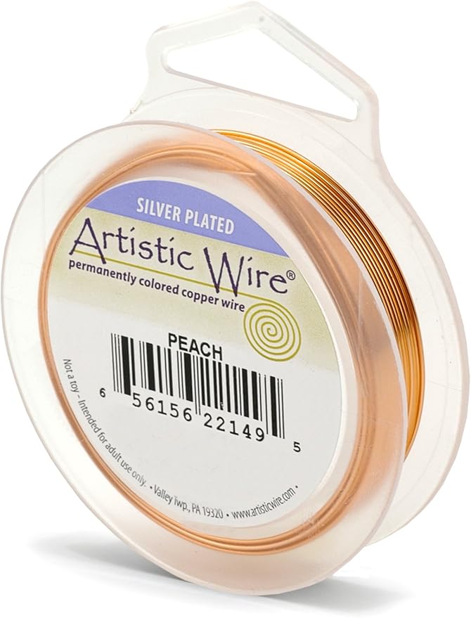 Artistic Wire, 28 Gauge Silver Plated Tarnish Resistant Colored Copper Craft by ArtisticWire