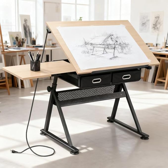 ZENY Adjustable Drafting Table - Image 2