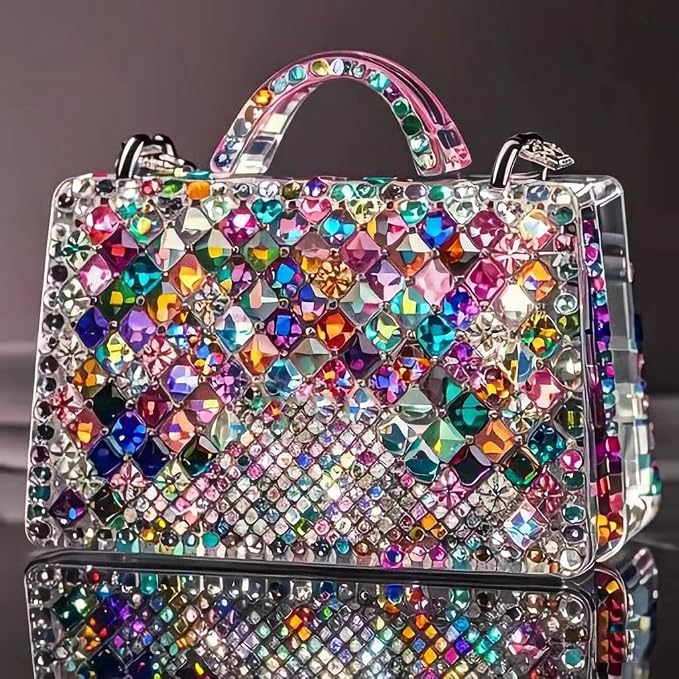1000pcs Craft Gems Jewels, Flatback Acrylic Rhinestones - Image 6