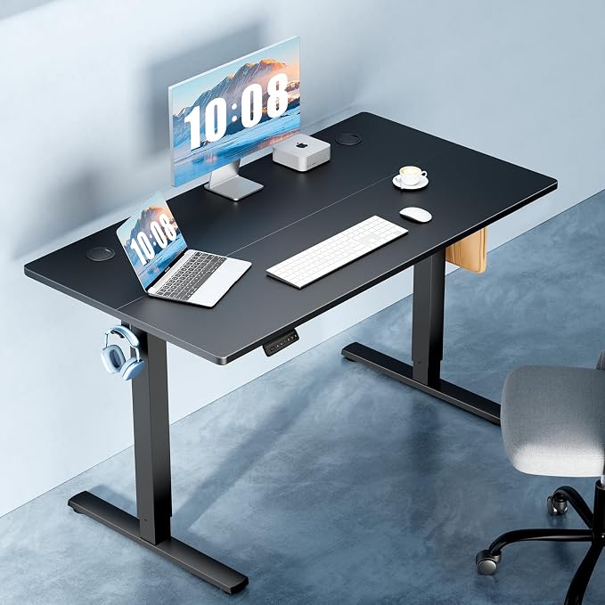 DUMOS 55 Inch Electric Standing Desk Height Adjustable, Sit to Stand Computer - Image 2