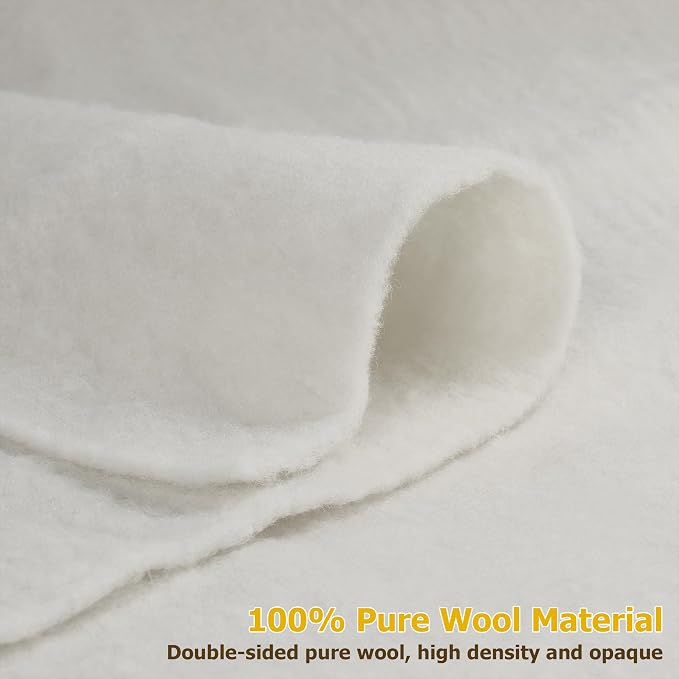 36" x 39" Wool Felt Fabric, Pure Merino Felt Fabric - Image 2