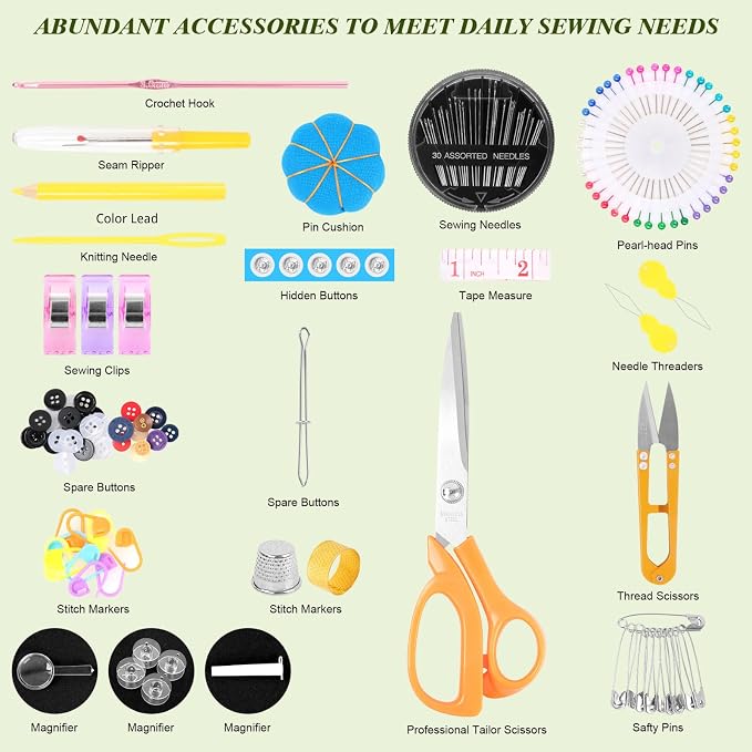 Goeveo Sewing Kit for Adults, Sewing Accessories - Image 2
