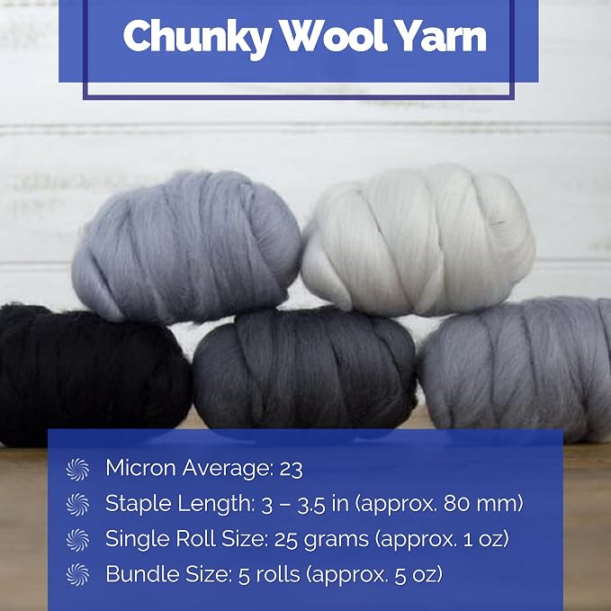Revolution Fibers | Mixed Merino Wool Variety Pack | Perfect Wool Roving - Image 3