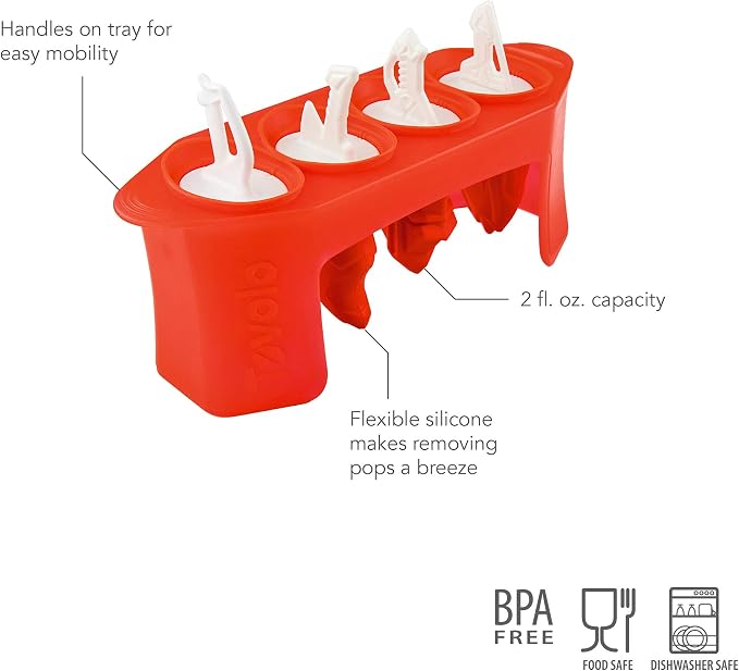 Tovolo, Freezer Pop Molds Sword Set of 4 - Image 6