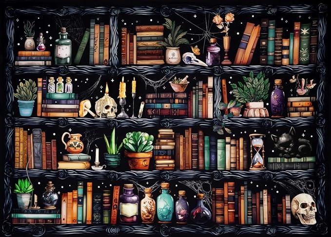 Bookshelf Stamped Cross Stitch Kits by WUSARPLY