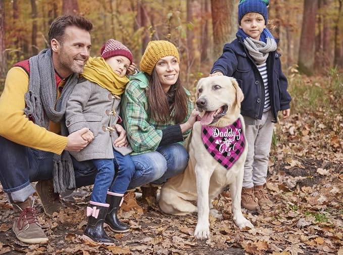 Dog Bandana, My Dad is My Hero, Dogs Scarf Classical Printing, Dogs Scarf - Image 5