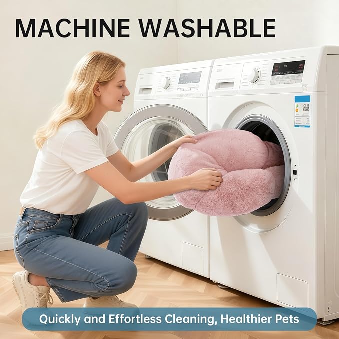 OhGeni 27 inches Calming Donut Dog & Cat Bed - Image 6