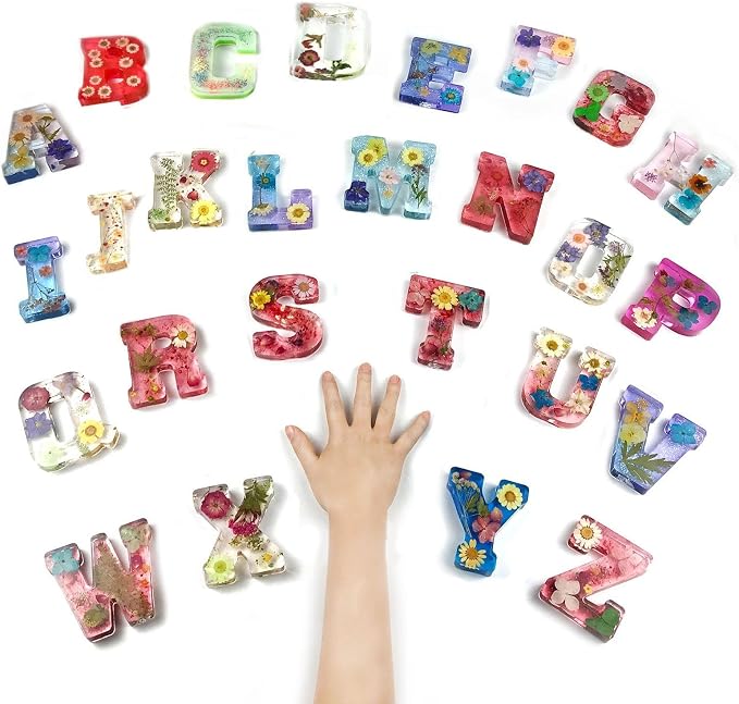 4 inch 26 Pack English Letter Silicone Mold - Image 2