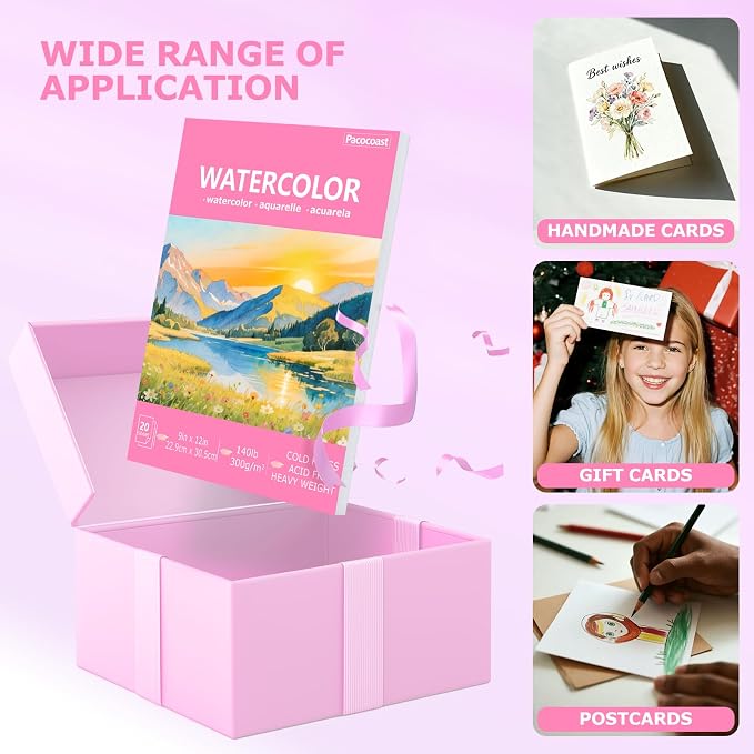 Pacocoast Watercolor Paper, Water Color Sketch Book - Image 7