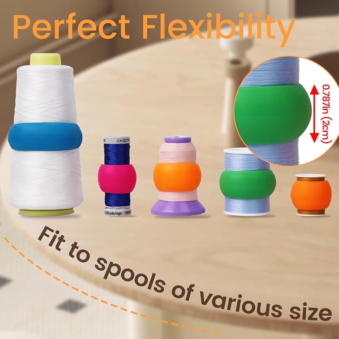New Brothread 100pcs Thread Spool Savers/Spool Huggers - Image 2