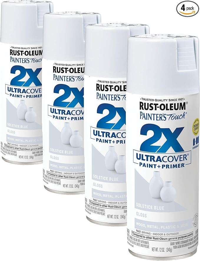Rust-Oleum 342060 Painter's Touch 2X Ultra Cover Spray Paint, 12 oz, Gloss by Rust-Oleum