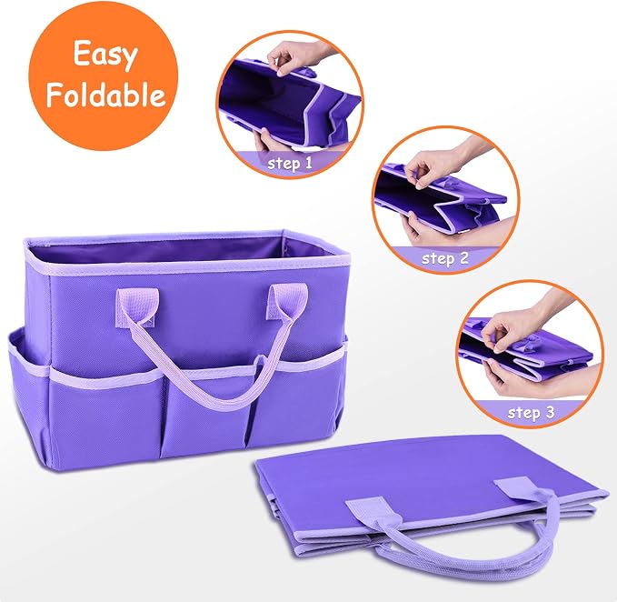 ZKOO Craft Organizer Tote Bag, Portable Art Supply Storage Caddy - Image 6