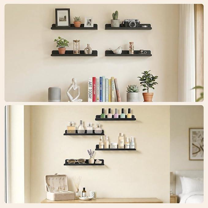 Lifewit Floating Shelves for Bathroom, Acrylic Display Shelf Wall Mounted for - Image 7