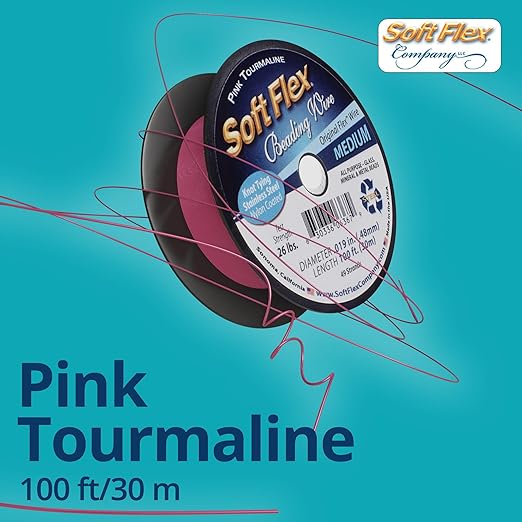 Soft Flex 49 Strand Beading Wire - Medium 0.19 Diameter - 100 Feet Nylon Design Wire