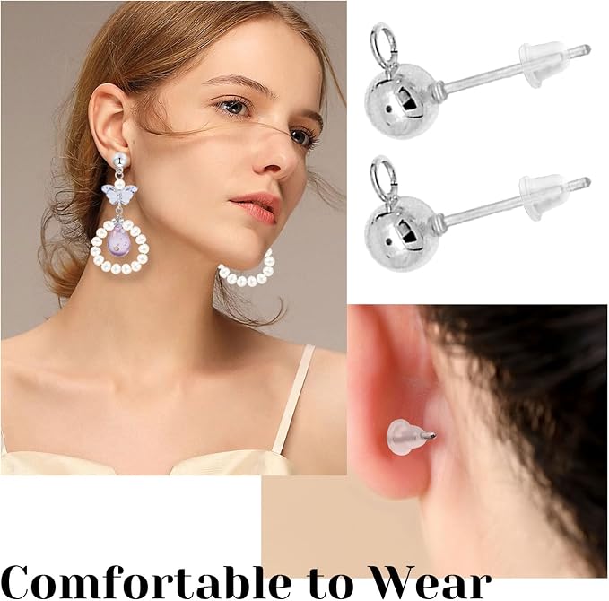 320Pcs Ball Post Earring Studs Set - Image 5