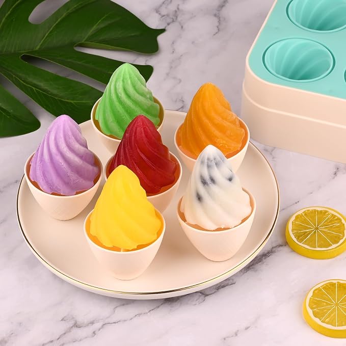 WMKGG Popsicles Molds, Silicone Ice Cream Moulds, Easy Release, Mini Popsicle - Image 6