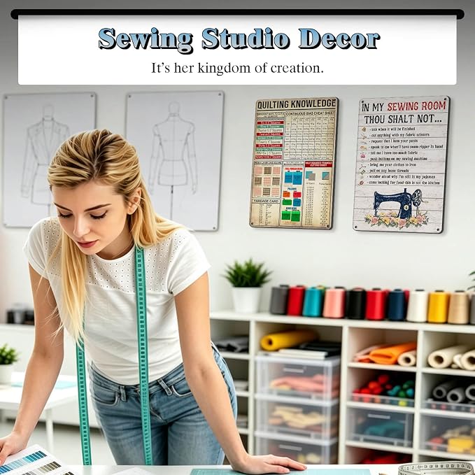 Sewing Room Decor Wall Art Sewing Gifts - Image 6