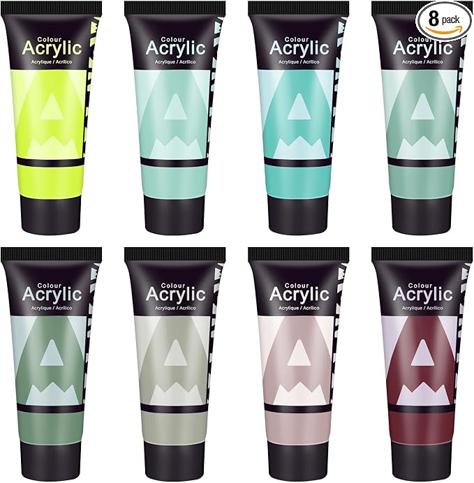 AUREUO Green Acrylic Paint Set by AUREUO