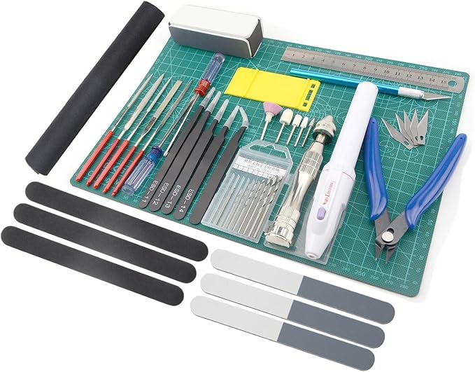 Professional 33 PCS Model Tools Kit Modeler Basic Tools Craft Set Hobby - Image 3